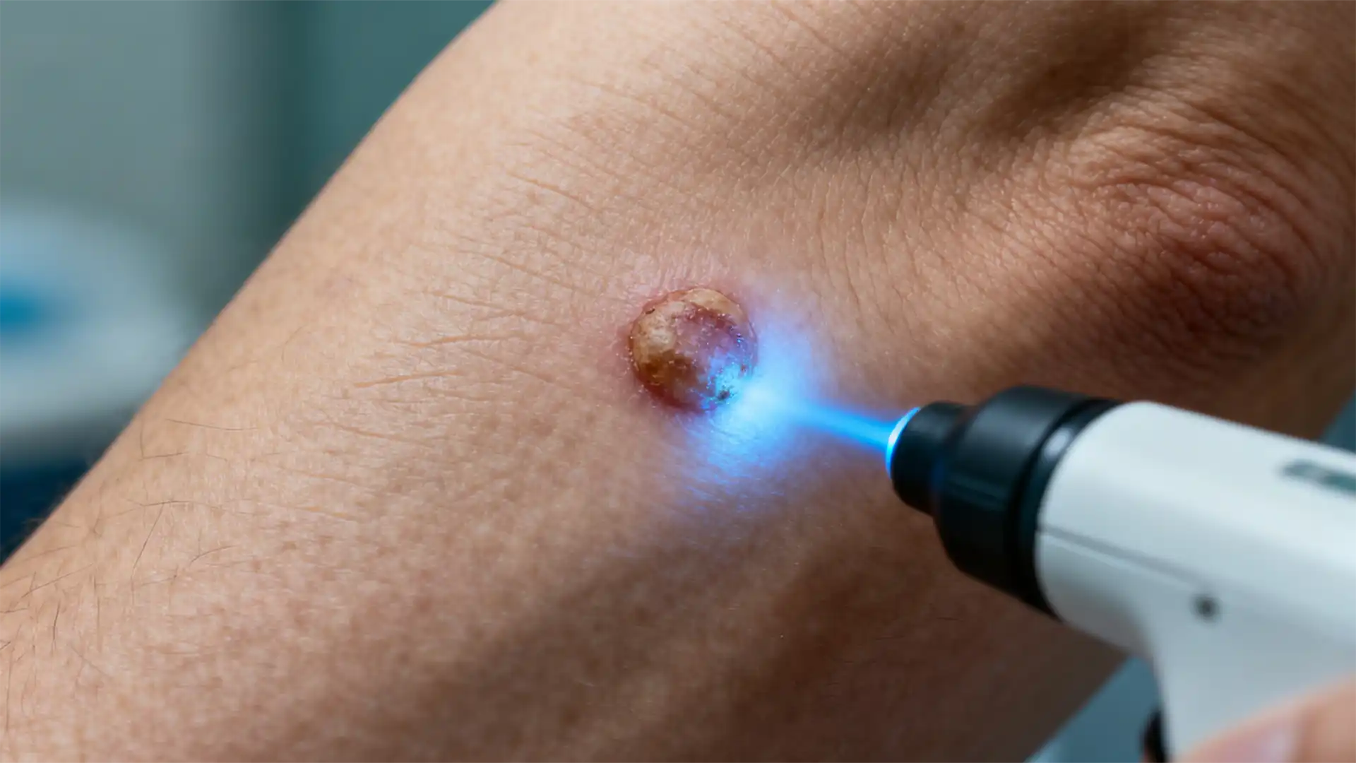 enlever une verrue au laser